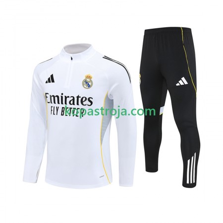 Real Madrid Tränings Sweatshirtställ Vit 2025/26